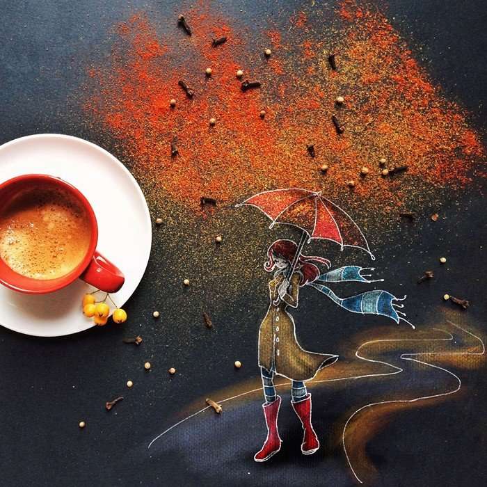 Сказки и кофе в иллюстрациях