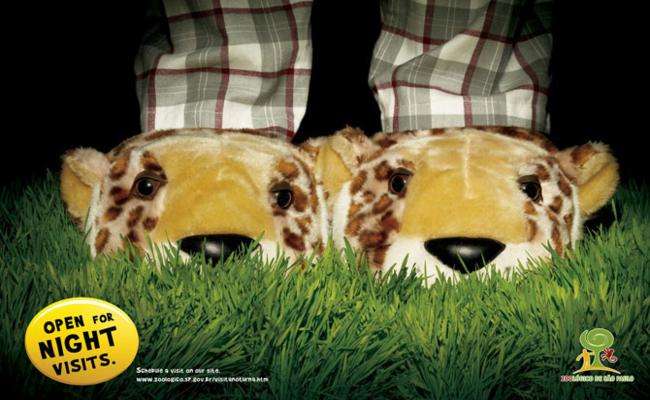 Креативная реклама зоопарков