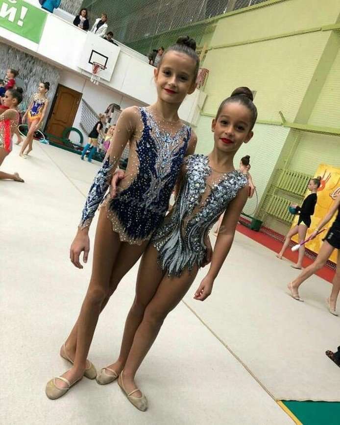 Дочь Ксении Бородиной заняла второе место по гимнастике