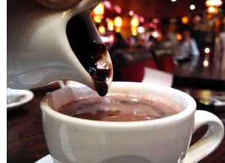 Гарячий шоколад по-французьки.