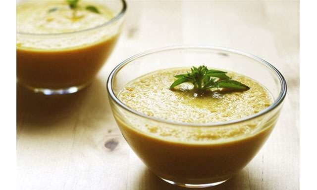 Пісний гороховий суп-пюре.