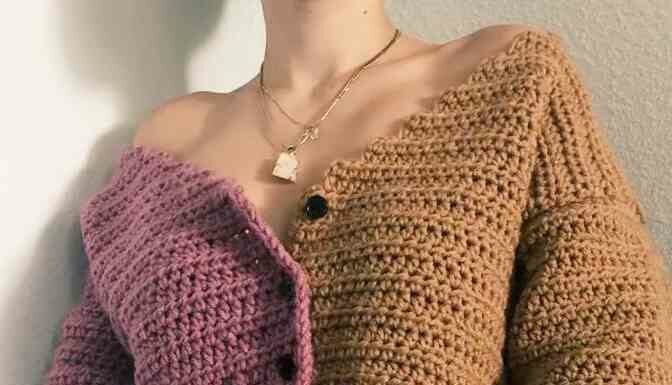 Простий кардиган гачком. Майстер-клас для початківців