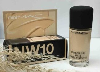 Тональна основа studio fix fluid spf 15 foundation у відтінку nw10. Для шкіри схильної до сухості, мабуть не найкращий варіант