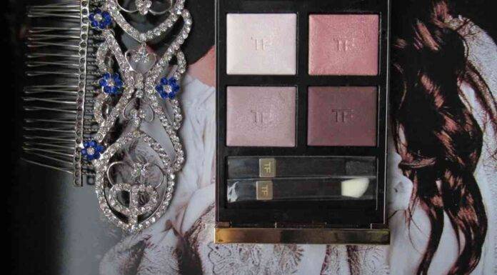 Лавандова вуаль. Tom ford eye color quad 27 virgin orchid