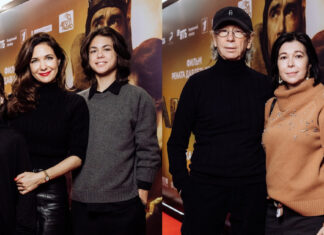 Климова з дітьми, укупник — з дружиною: зірки на прем’єрі фільму ” льотчик»