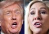 Трамп атакує колишнього союзника Марджорі Тейлор Грін на мітингу