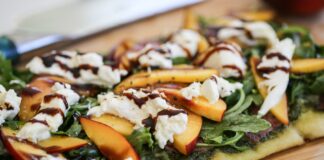 Лепички з Песто, Бурата та Нектарини: літній рецепт