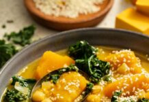 Гарбузовий місо-суп з нутом: затишний обід за 30 хвилин