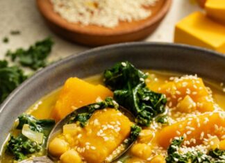 Гарбузовий місо-суп з нутом: затишний обід за 30 хвилин